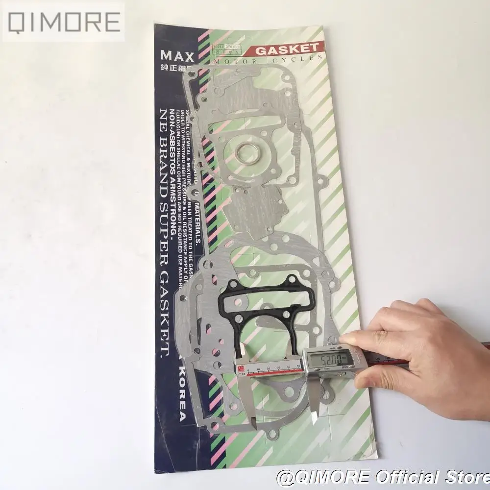 Полный комплект прокладок для 4 тактного мопеда мотовездехода QUAD 139QMB скутера GY6 100