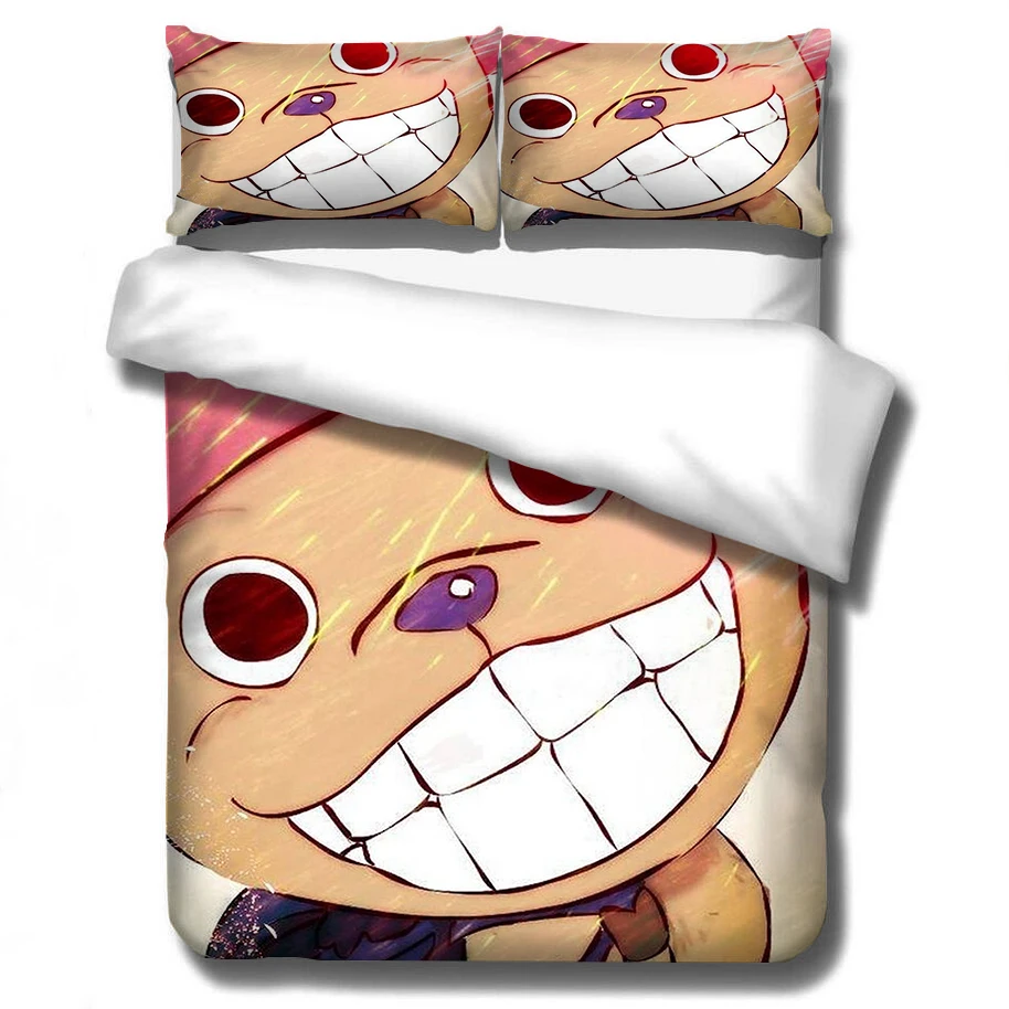 

New One Piece Bedding Set Anime Duvet Cover 3D Printed Home Textile Cartoon Bedclothes Bed Linen (NO Sheet) with Pillowcase