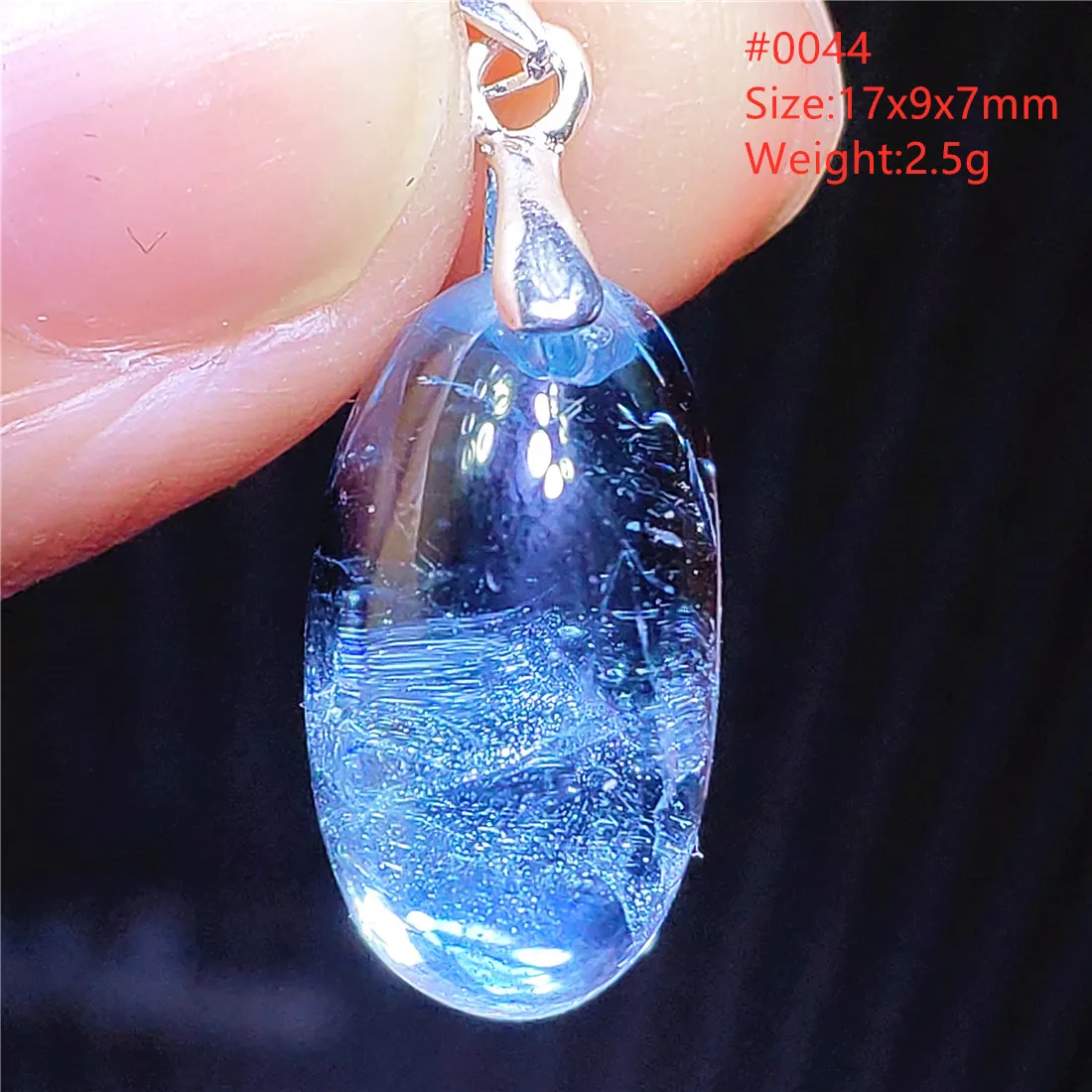 

Genuine Natural Blue Topaz Crystal Pendant Clear Bead Women Man Water Drop Oval Topaz Necklace Brazil AAAAA