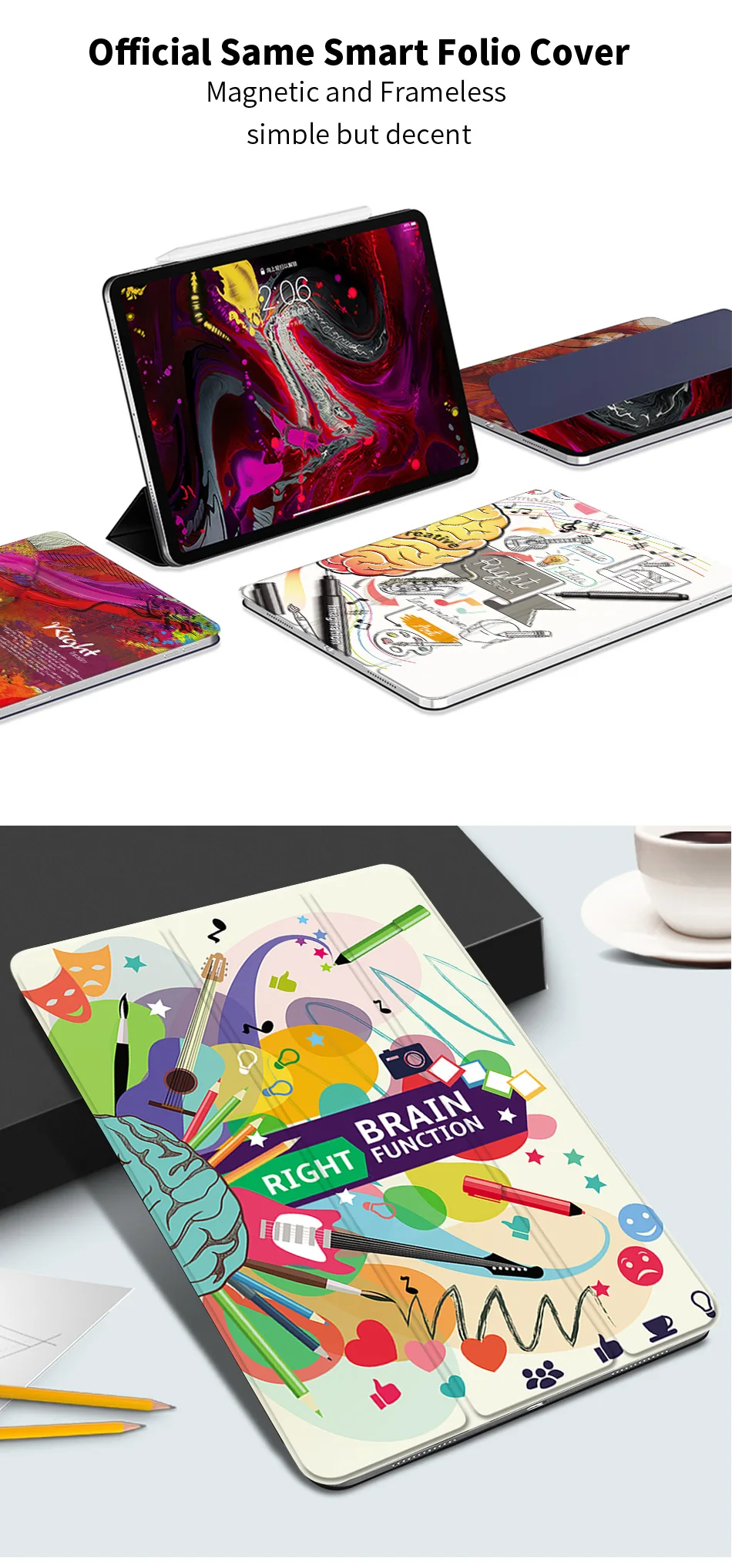MTT чехол для планшета для iPad Pro, 11 дюймов, из искусственной кожи, ультра тонкий магнитный чехол-книжка для iPad Pro, 11 дюймов, защитный чехол