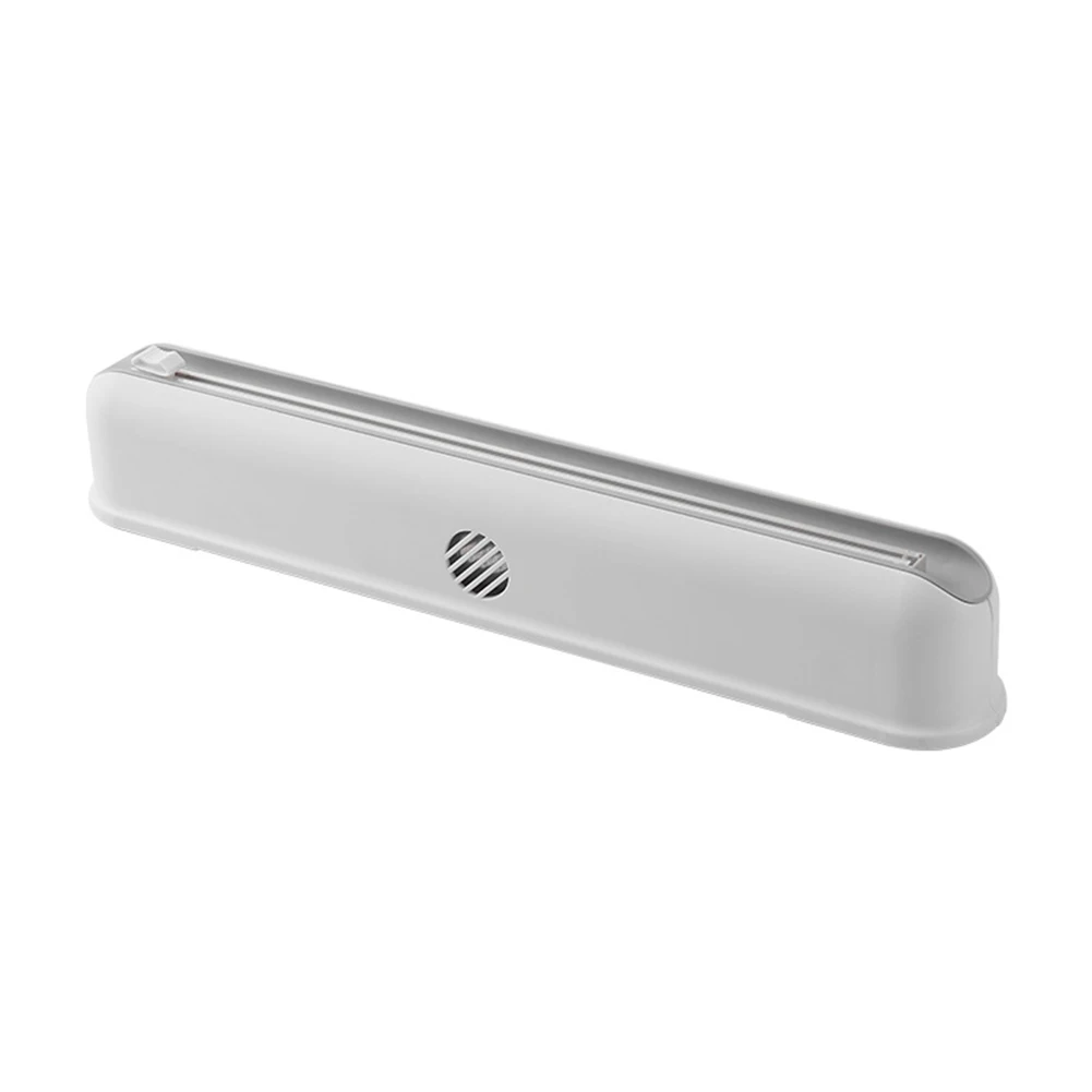 

Portable Food Wrap Dispenser With Suction Bottom Cling Film Cutter Box Foil Cling Film Wrap Dispenser Plastic Kitchen Gadget
