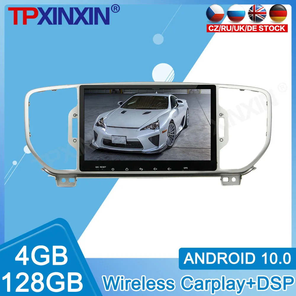 

Android 10 DSP Carplay For KIA Sportage 2016 2017 2018 Car DVD Radio Recorder Multimedia Player Stereo Head Unit GPS Navigate