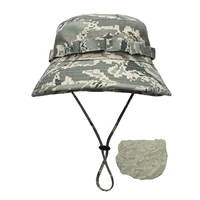 outfly digital camouflage army hat outdoor camping men short brim hat wholesale sunscreen bionic jungle hat bucket hat