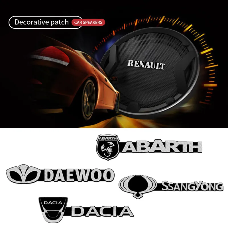 4 шт. алюминиевые 3D-Наклейки для динамиков Volvo XC60 XC70 XC90 S40 S60 S80 V50 V70 V80 | Автомобили и