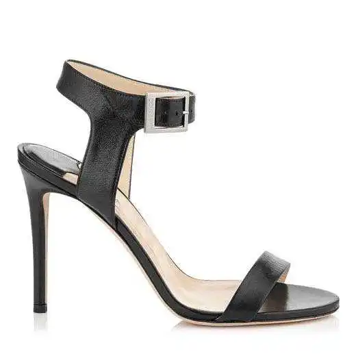 

New sheep grain simple fashion T-stage high heels stage shoes sandals