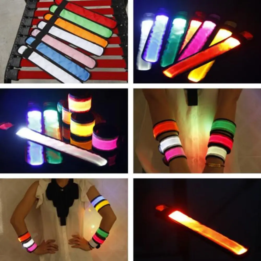 Ночные повязки на руку рукава светодиодный светильник безопасность рука теплее