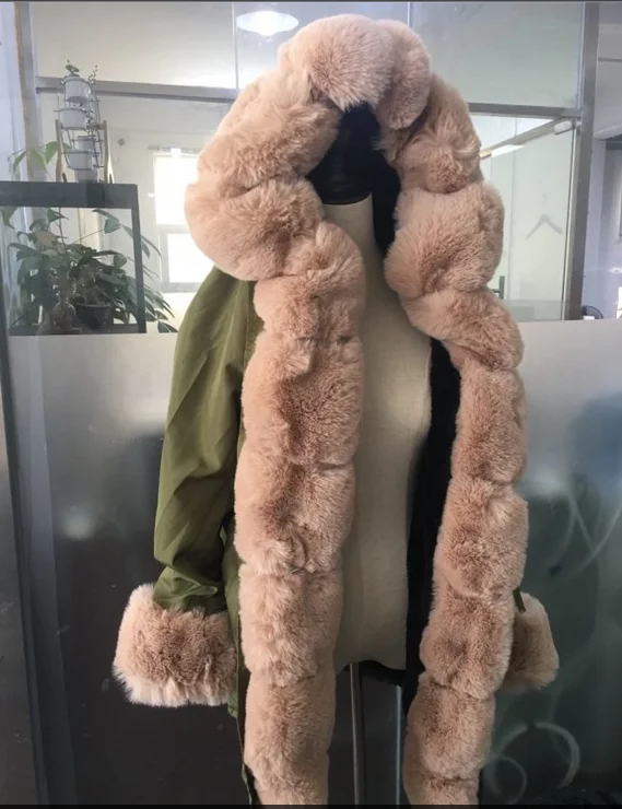 

Camouflage Winter Jacket Women's Jacket Parka Coat Fur Collar Ladies Jacket Large Size Slim Fit Warm Long Coat Fashionable