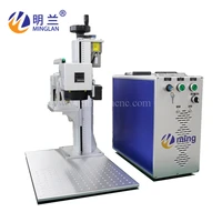 30w raycus split type fiber laser marking machine with rotary have good price and high quality