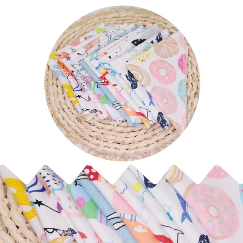 

5Pcs Cotton Newborn Bathing Towels Saliva Towel Baby Washcloth Handkerchief