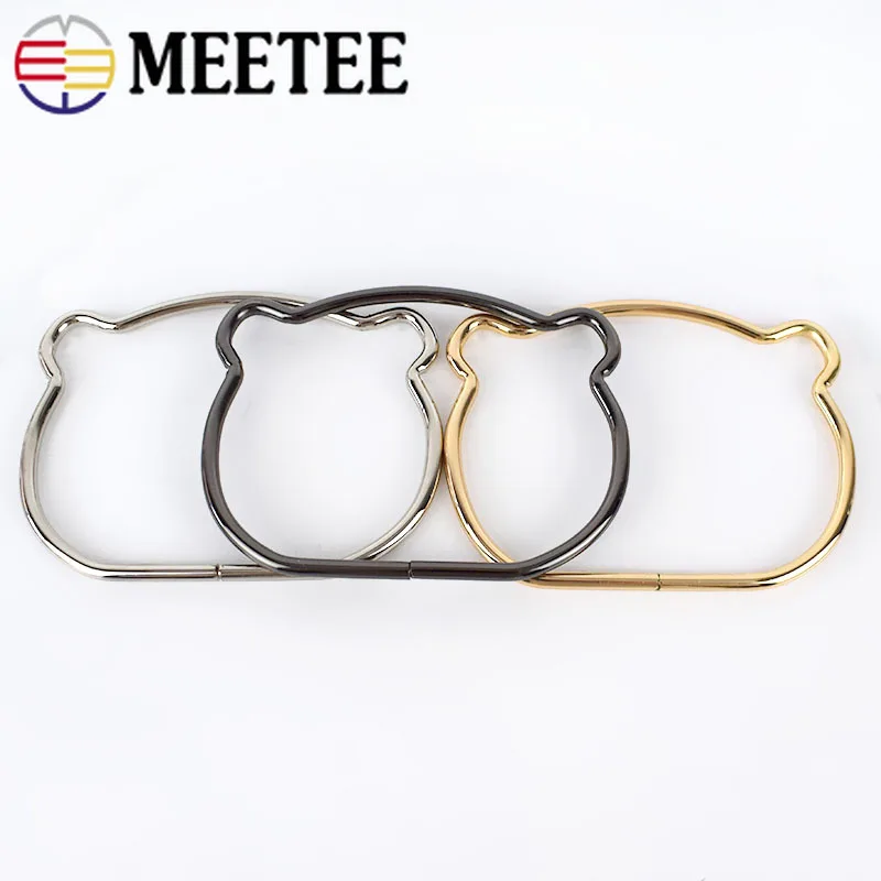 Металлическая сумка Meetee с металлическим кольцом и пряжками для женщин сумочка