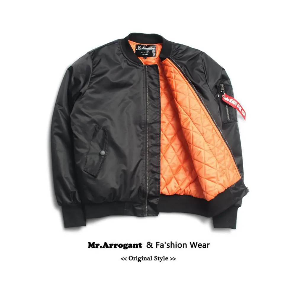 Из серии &quotсделай сам&quot изображение логотипа текст ВВС США пилот Мужская куртка