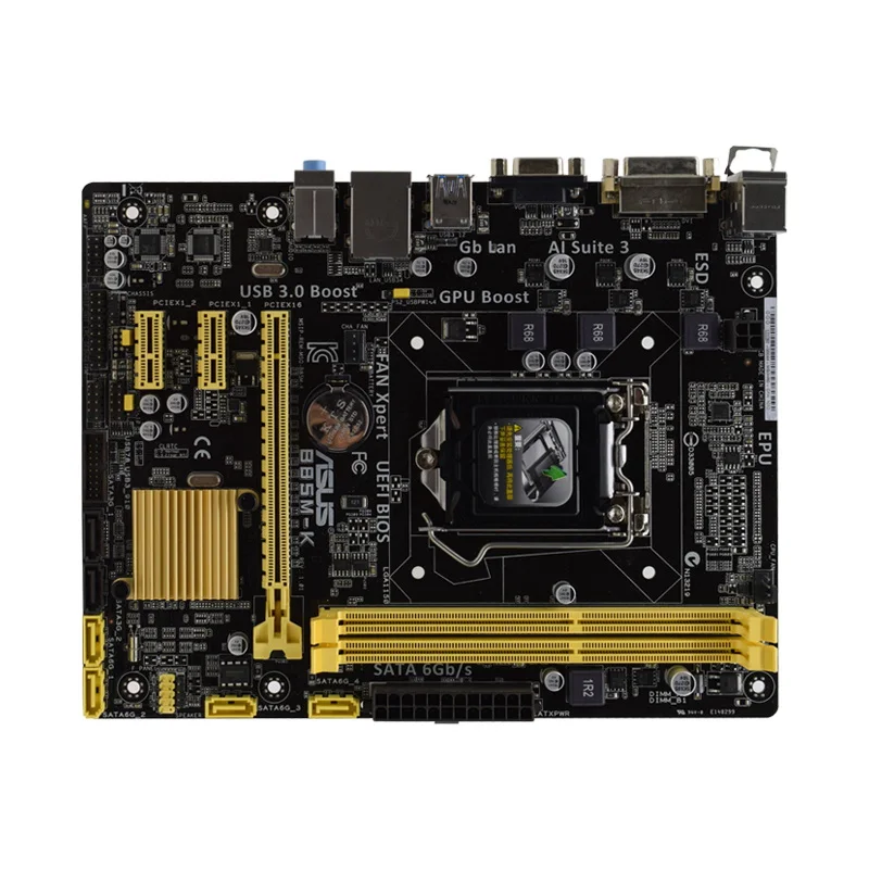 Материнская плата LGA 1150 ASUS B85M-K DDR3 16 ГБ intel B85 PCI-E 3 0 VGA USB3.0 SATA III ATX для Core i7 i5 i3 |