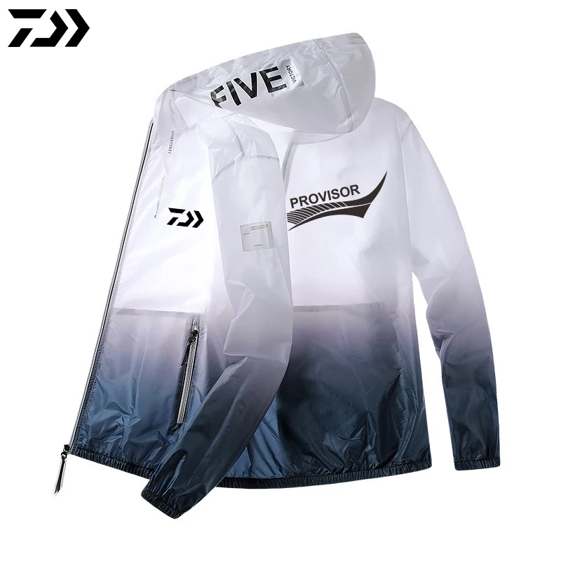 

2021Summer Thin Daiwa Fishing Shirt UV Protection Anti-sweat Fishing Jacket Hoodie Breathable QuickDry Shimanos Fishing Clothing