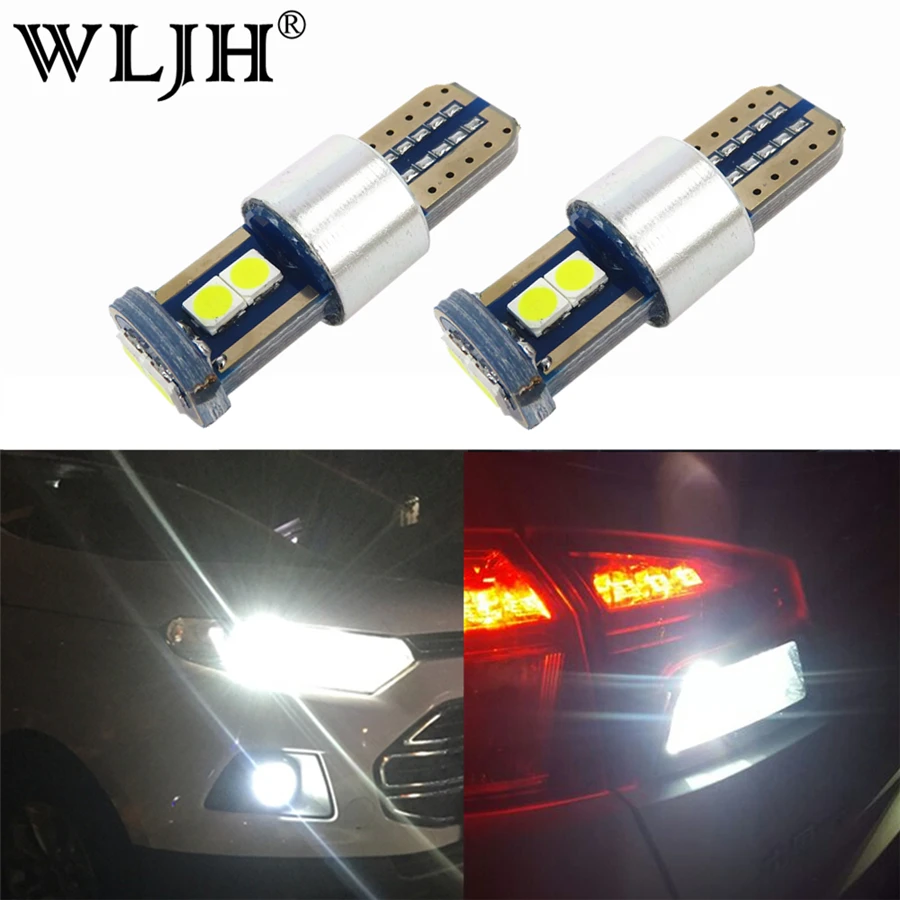 WLJH 2x T10 W5W светодиодный светильник номерного знака для NISSAN JUKE Qashqai J11 J10 ALTIMA TITAN ARMADA