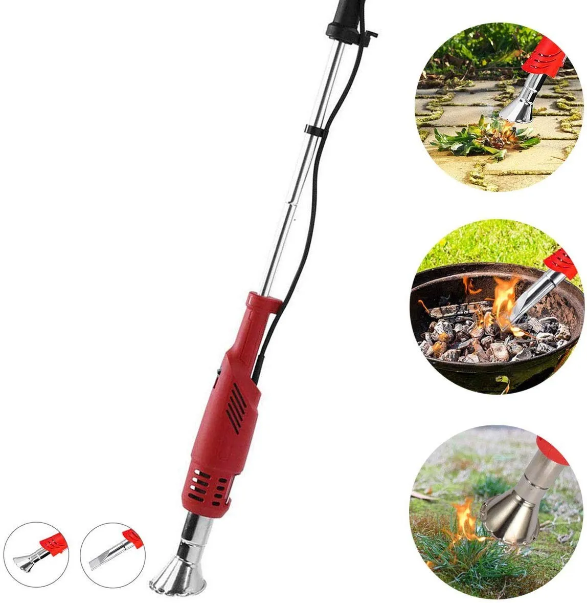 PROSTORMER 2000 Вт электрическая термо горелка для травы AC горячий воздух сорняк безопасный Быстрый пламя садовый инструмент портативный