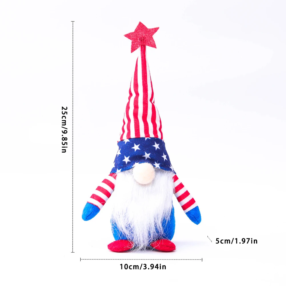 

American Independence Faceless Doll Patriotic Gnome Plush Elf Dwarf President Election Doll Ornament Decoration For Household