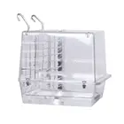 Двойной крючок для подвешивания, Модернизированная большая Регулируемая клетка для ванной с прозрачным обзором для домашних животных