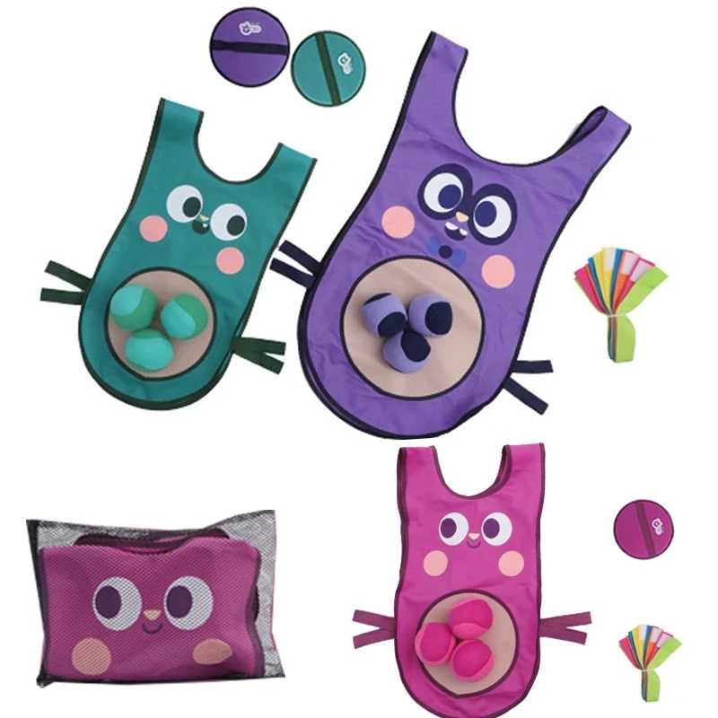 Детский стильный жилет из Джерси для игр с липкими мячиками игрушки бросания