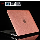 Блестящий чехол для Apple Macbook Air Pro Retina M1 Chip 11 12 13 дюймов, для 2020 Pro13 A2251 A2338 Air 13 A2179 A2337 + подарок
