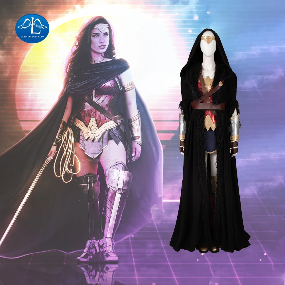 ManLuYunXiao Wonder Woman cosplay Diana Prince DC Костюмы супергероев костюм на Хэллоуин для женщин маскарадный костюм на заказ