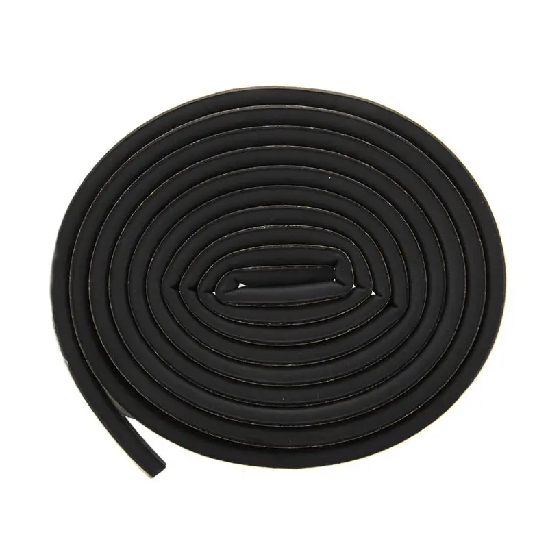 D образное клейкое уплотнение окон 5 м ПВХ цвет капюшона: черный|Уплотнительные