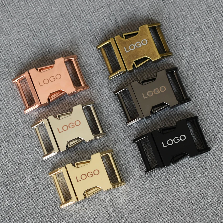 Логотип 50 шт в наборе пряжка с гравировкой быстросъемная Пряжка для 15 мм тесьма Diy