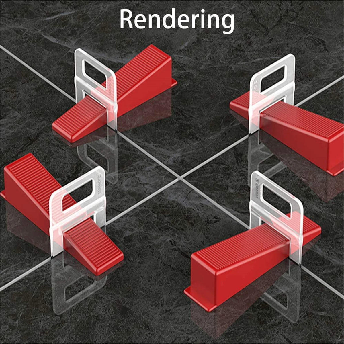 Tile Leveling System Clips 200-1000Pcs Tiles Leveler Spacers 1/1.5/2/2.5/3MM for Ceramic Laying Construction Tools | Инструменты