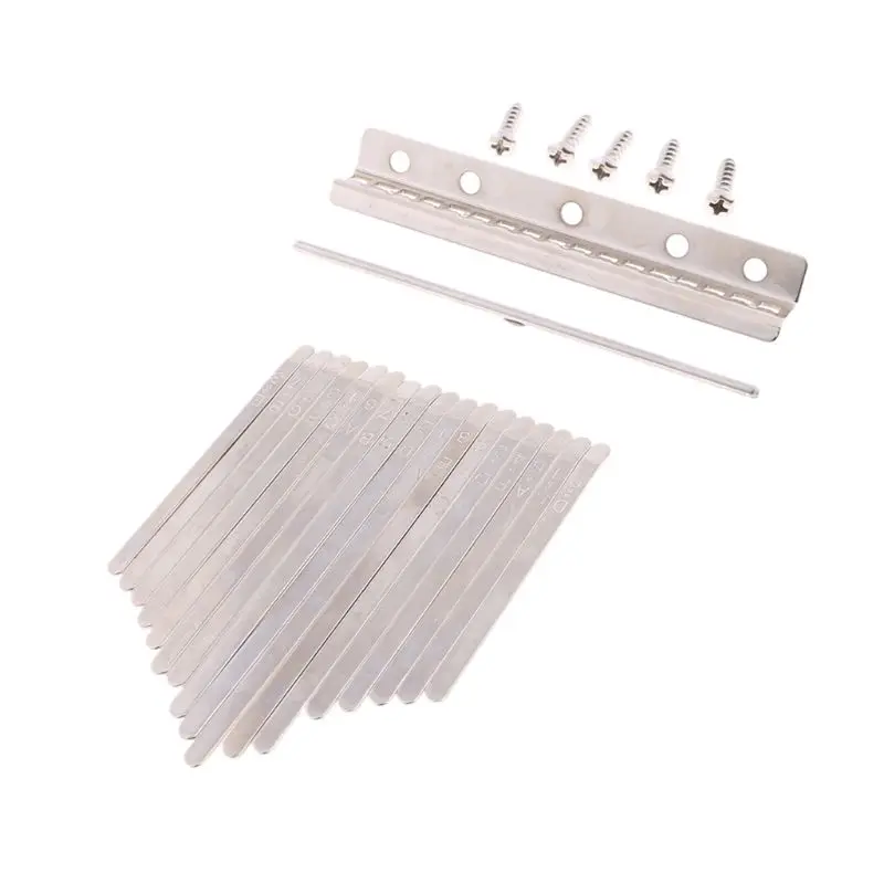 Kalimba 17 клавиша DIY для фортепиано с большим пальцем сменные части (17 клавиш)