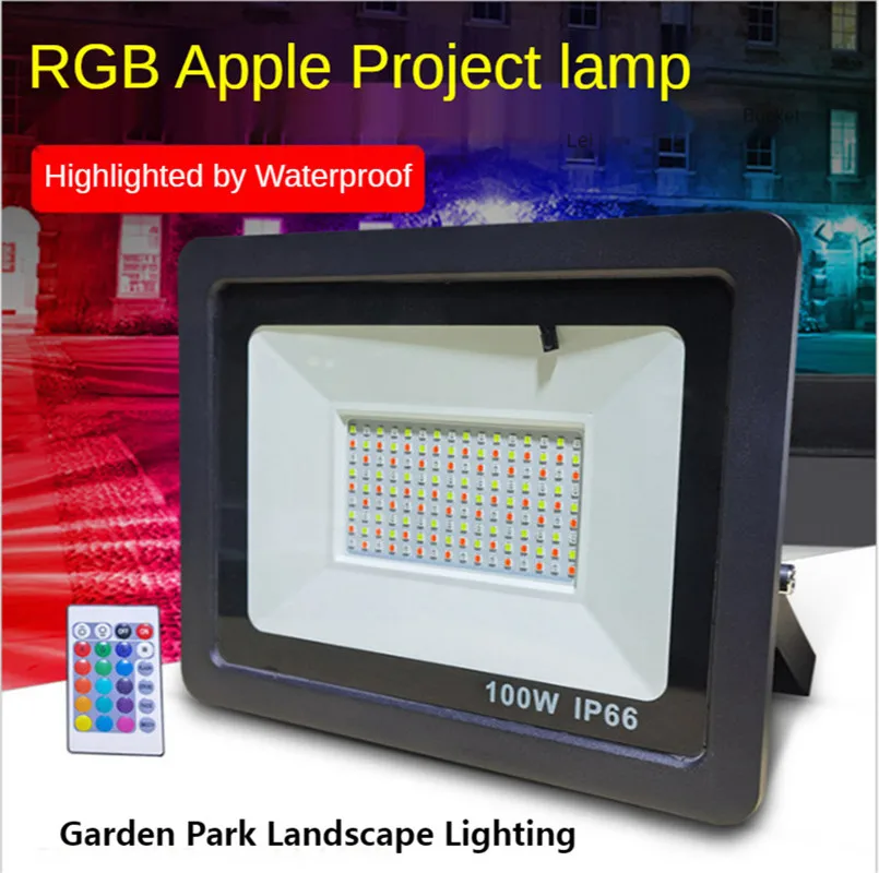 Светодиодный уличный водонепроницаемый RGB прожектор освещение для сада парка