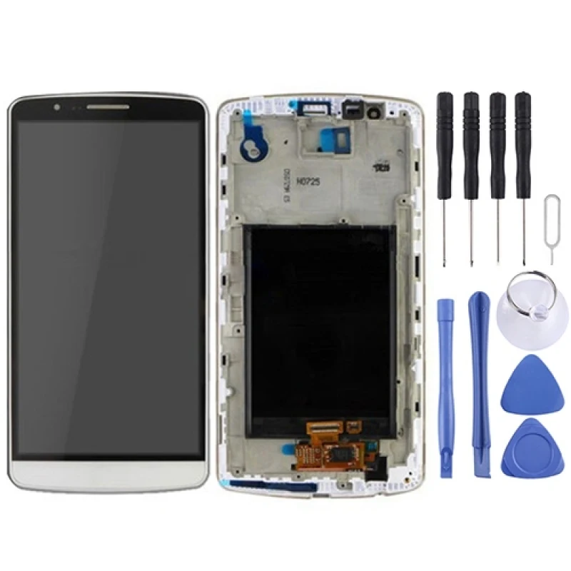 Оригинальный ЖК-экран и дигитайзер в сборе с/без рамки для LG G3 / D850 D851 D855 |