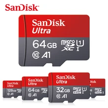 5pcs SanDisk Class10 Micro SD Card 16gb 32gb 64gb 128gb 256gb Original TF Card A1 TF memory card for smartphone and table PC