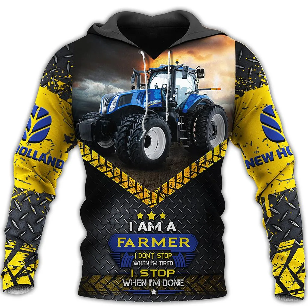 

2020 Fashion Men Clothes I Am A Farmer 3D All Over Printed Casual Hoodie Unisex Hoodie tops