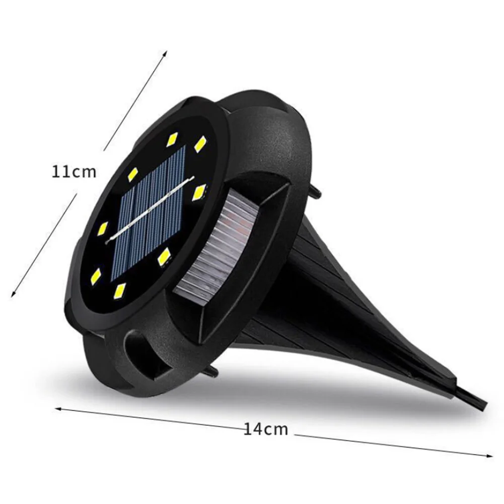 

4pcs Waterproof LED Outdoor Solar Garden Lights Waterproof In-Ground Light Solar Lamp Lighting for Pathway Yard Deck Night Light