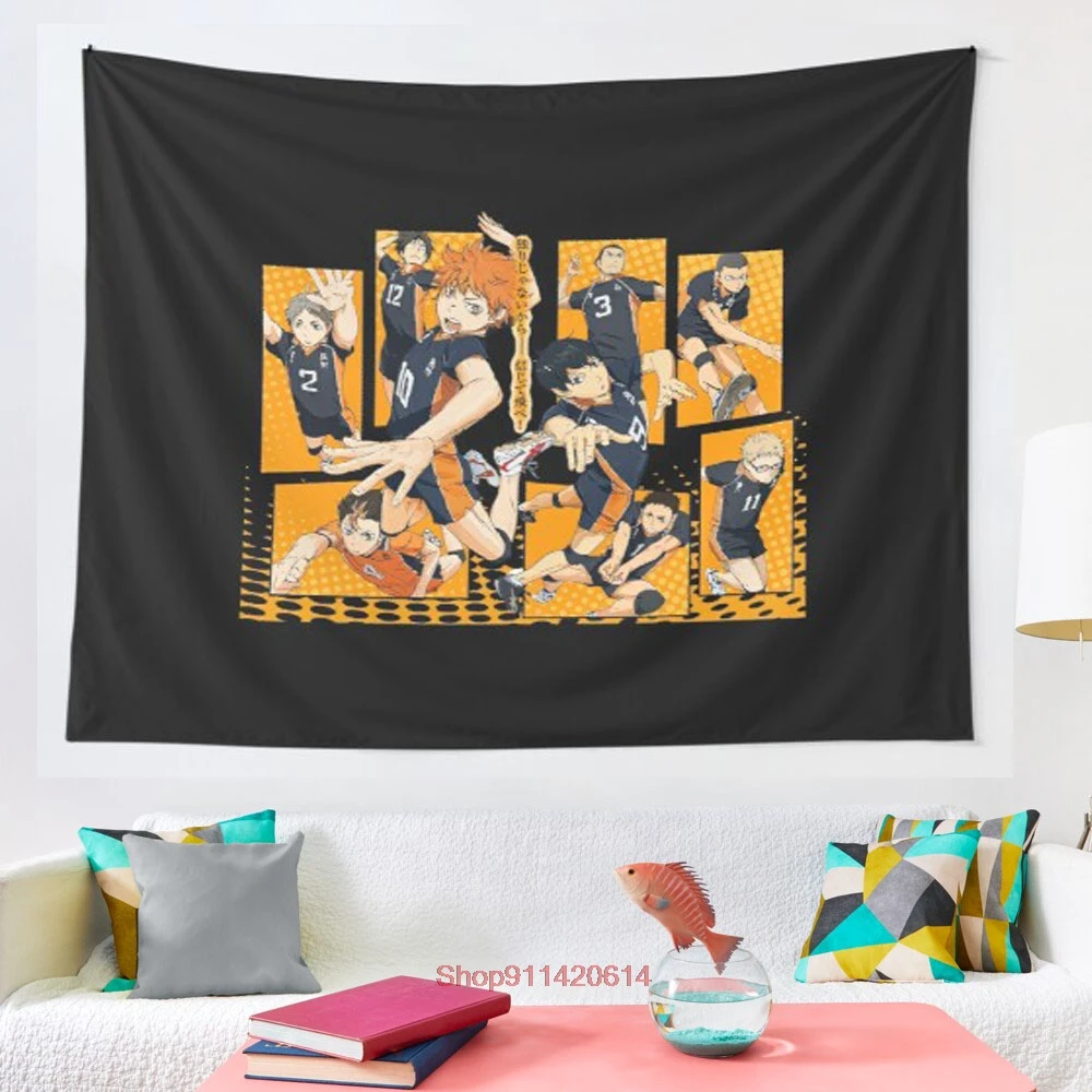 

Haikyu Fly гобелен для волейбола, украшение для одежды