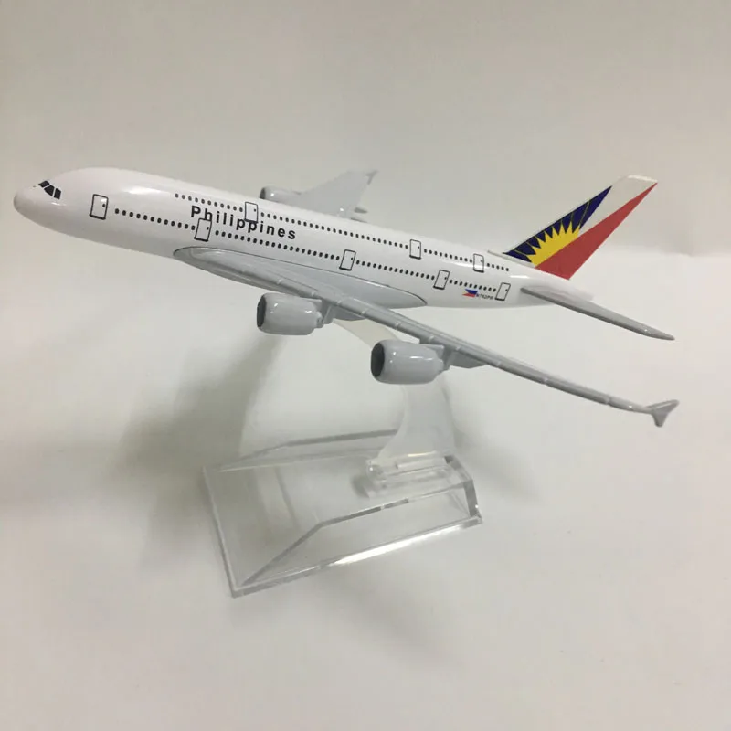 JASON TUTU 16 см Филиппины Boeing 777 B747 Airbus A380 модель самолета Модель аэроплана самолет 1:400