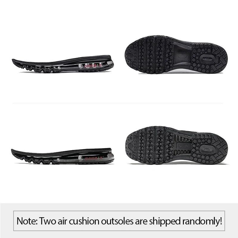 Onemix Sports Shoes for Wonem Air Cushion Running Unisex Jogging Casula Sneakers Men's Walk Breathable Mesh Black Max 47 | Спорт и