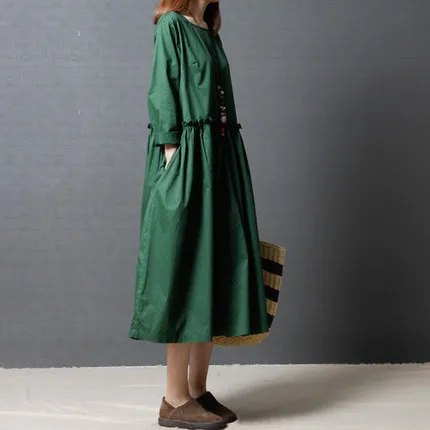 

2021Maternity Dresses Nursing Dress autumn O-neck Pregnant Clothing Pregnancy Clothes For Pregnant Women long-sleeved dress