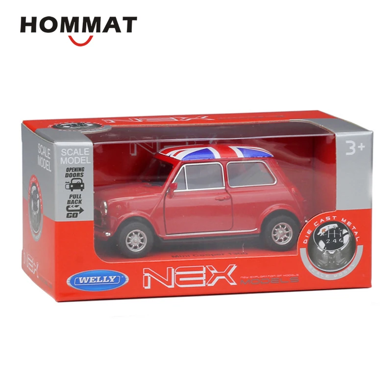 HOMMAT масштаб 1:36 винтажный мини медный 1300 игрушечный автомобиль модель из сплава