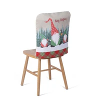 adornos navidad 2022 christmas chair cover printed chair back cover christmas dinner table decoration holiday party decors