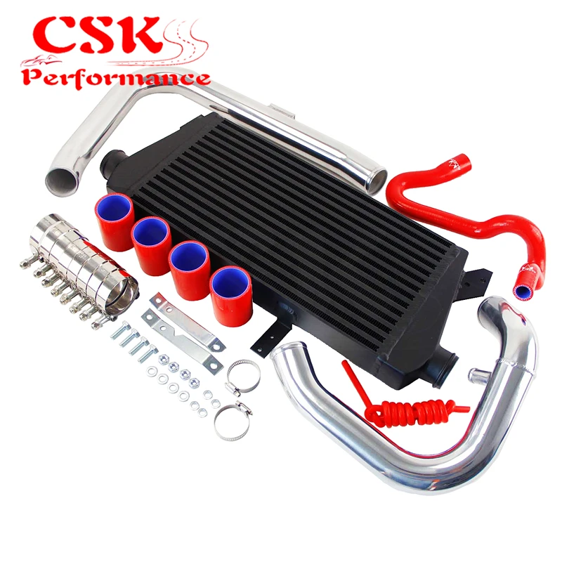 Обновленный интеркуллер FMIC Kit для 96-01 VW Passat Audi A4 B5 1 8 T черный/синий/красный |