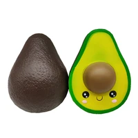 kawaii avocado diy antistress squishy toys simulated fruit series slow rising stress relief funny toy for adults baby xmas gift