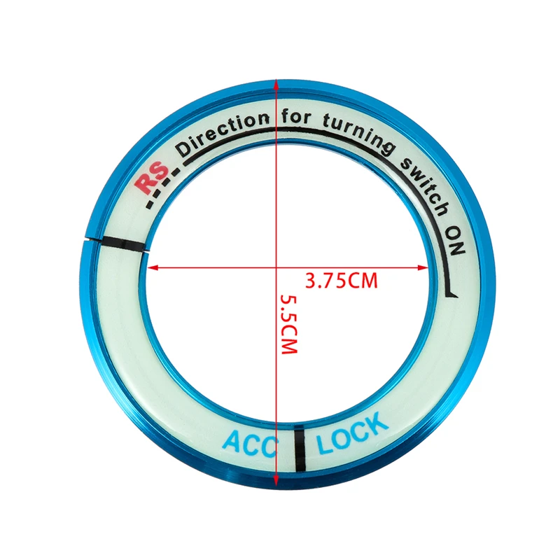 2 шт./лот лидер продаж универсальная крышка из светящегося сплава для