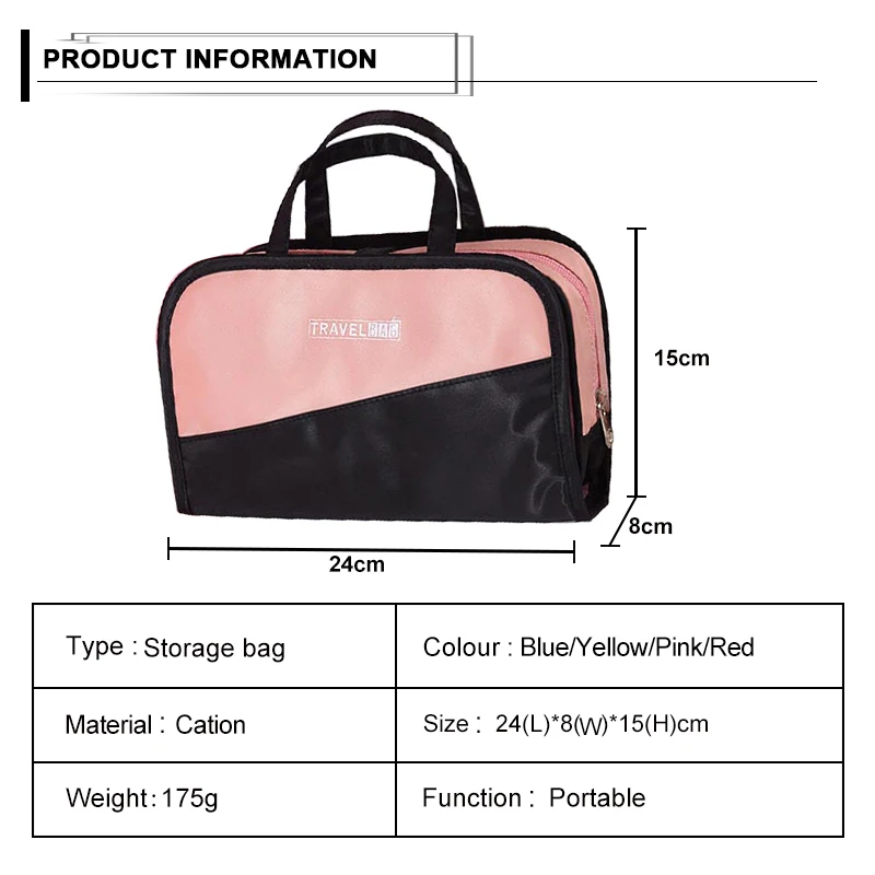 Новинка 2020 модная Водонепроницаемая портативная косметичка для макияжа