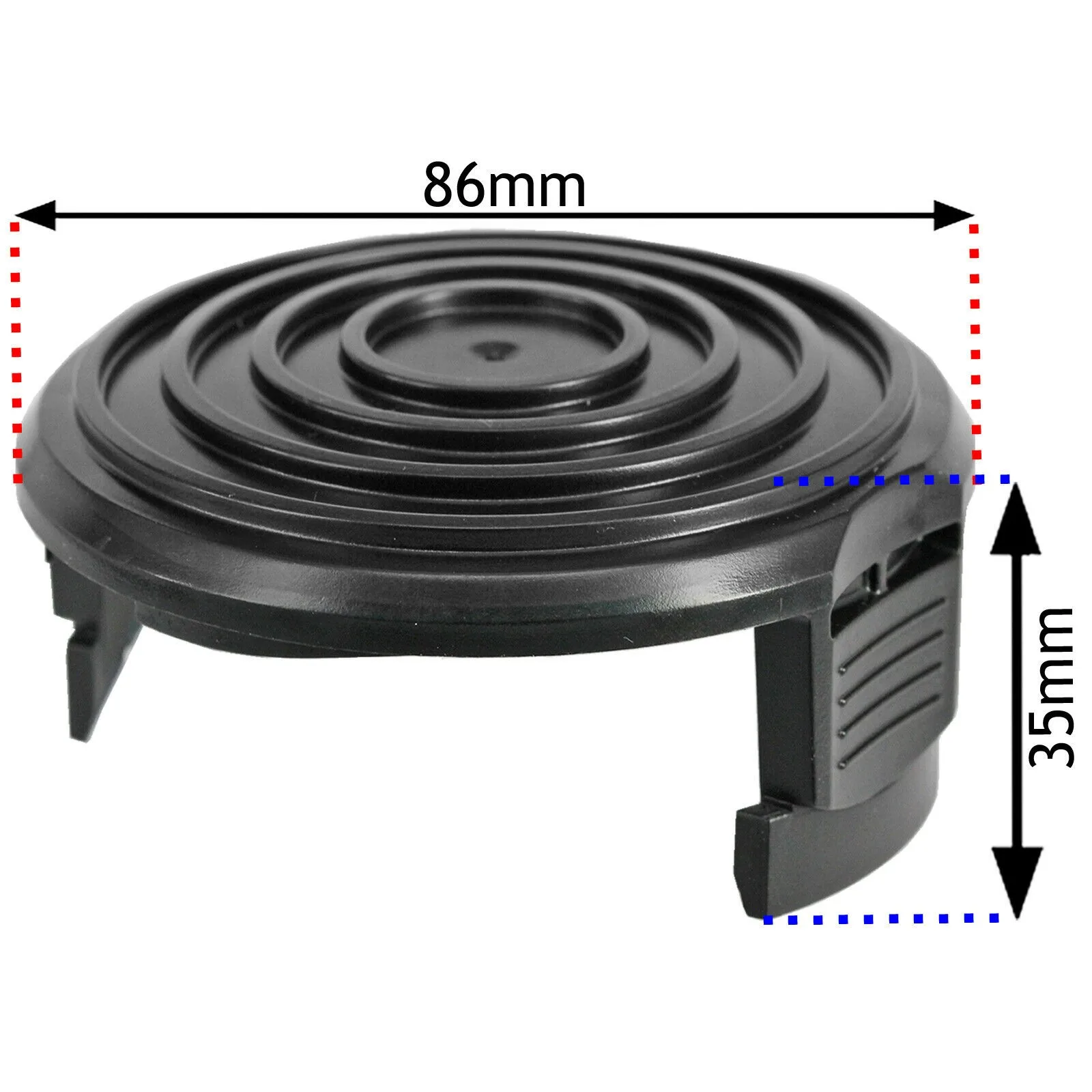 

Strimmer Trimmer Spool Line Cover Cap For QUALCAST GGT4502 GGT450A1 GGT600A1 Home Garden Outdoor Power Tool Part Accs