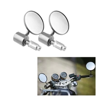 1 pair 78 motorcycle rearview mirror round handlebar rear view mirrors bike motorbike side mirror for honda for kawasaki