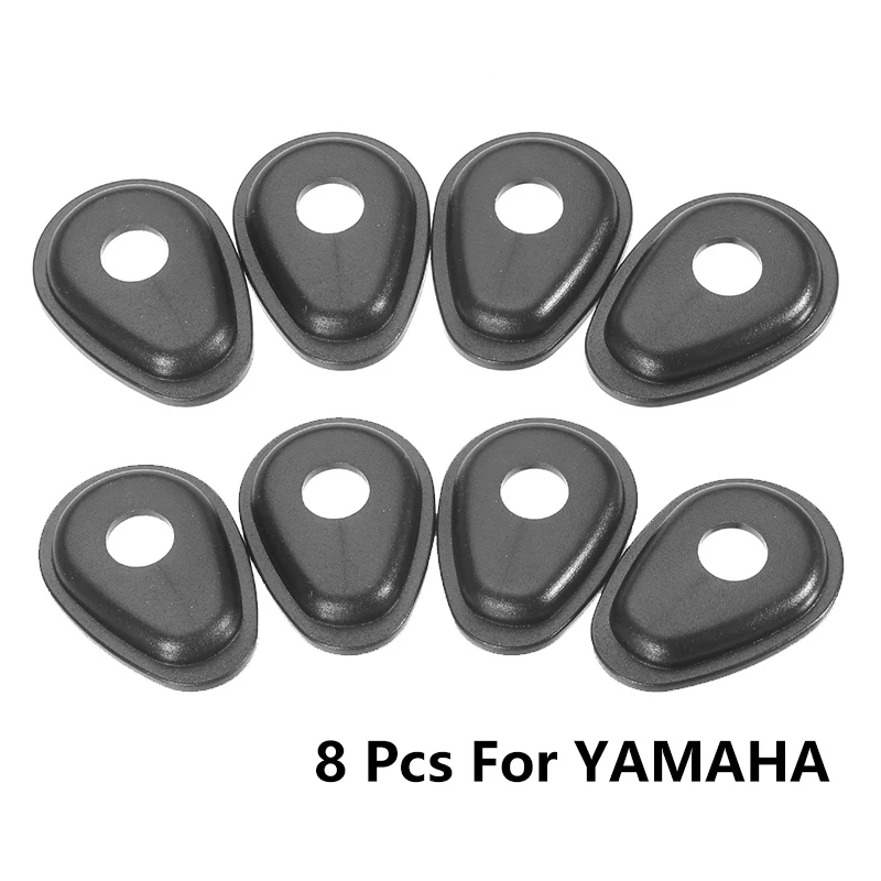 8 pcs For YAMAHA 4 шт. 8 мотоцикла указатель поворота адаптер прокладки для KAWASAKI Z650 Z750 Z800 Z900 Z1000 для YAMAHA R3 R6 MT07 MT09 - Цвет: 8 pcs For YAMAHA
