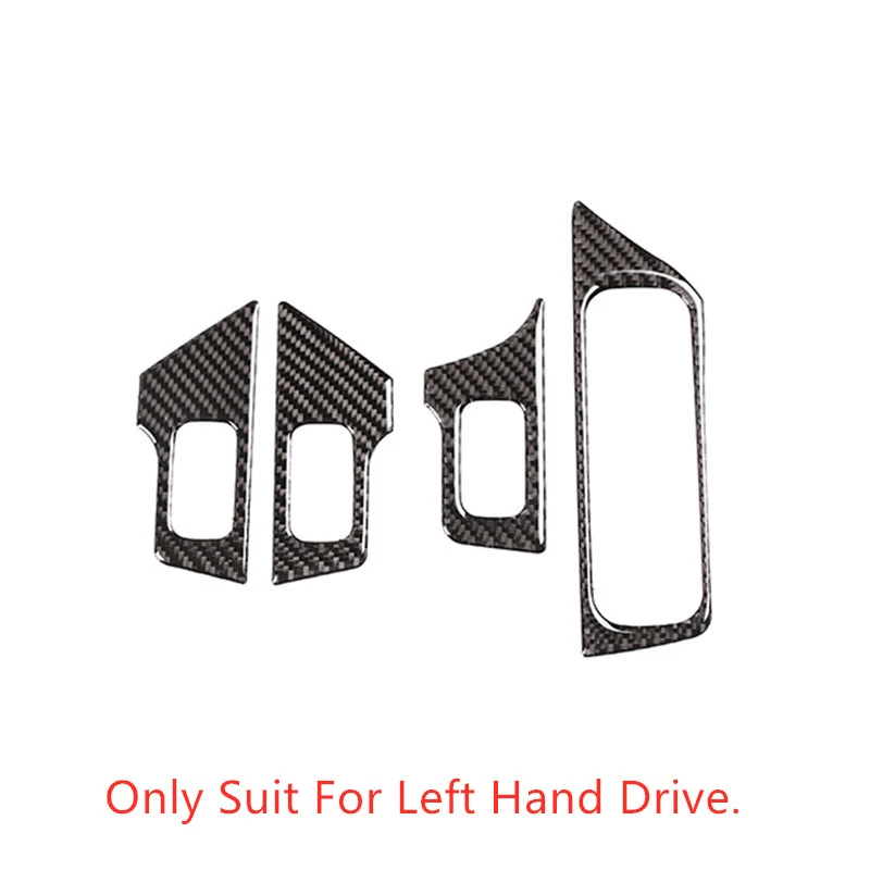 

Carbon Fiber Car Window Glass Lifting Switch Frame Decoration For Mercedes Benz B Class W247 GLB 2020 Automotive Interior Strip