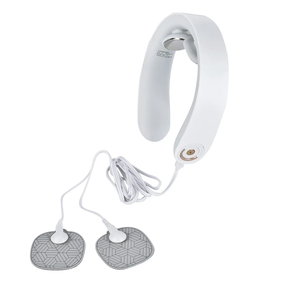 

Youmay Smart Electric Massager Neck Shoulder Massage Heating EMS TENS Therapy USB Charge Pain Relief Tool Cervical Relaxation