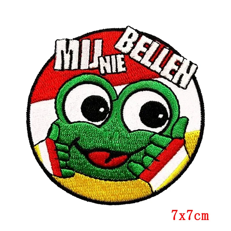 Oeteldonk эмблема полная вышивка лягушка карнавал для Нидерландов термоклейкие