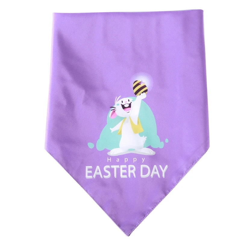 Пасхальное украшение ошейник шарф шейный платок треугольное полотенце для